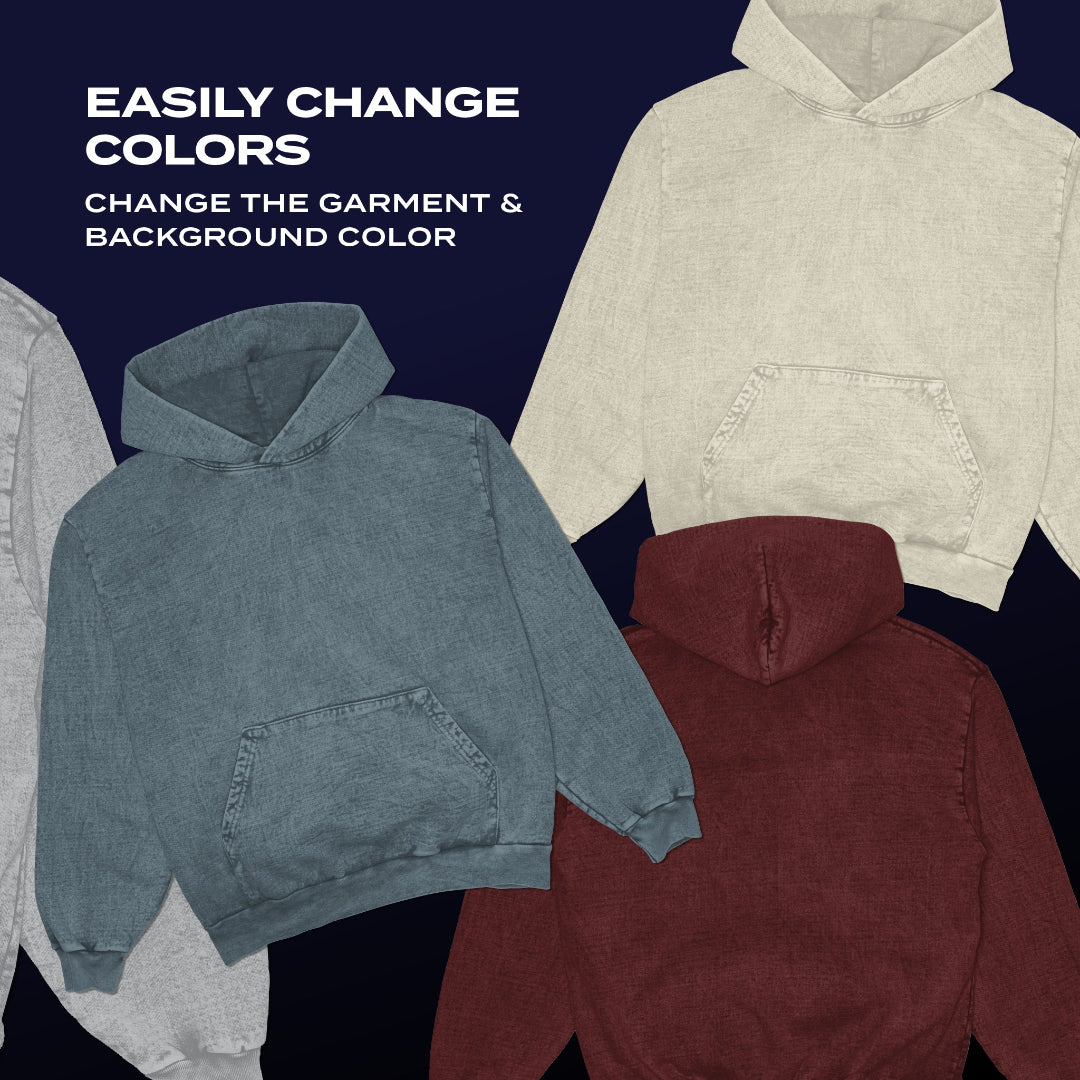 Easily change colors of the garment and background in Adobe Photoshop