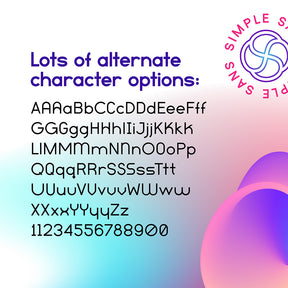 Lots of alternate character options