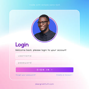 Example of Simple Sans Fonts