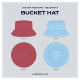 Bucket Hat Vector Mockup