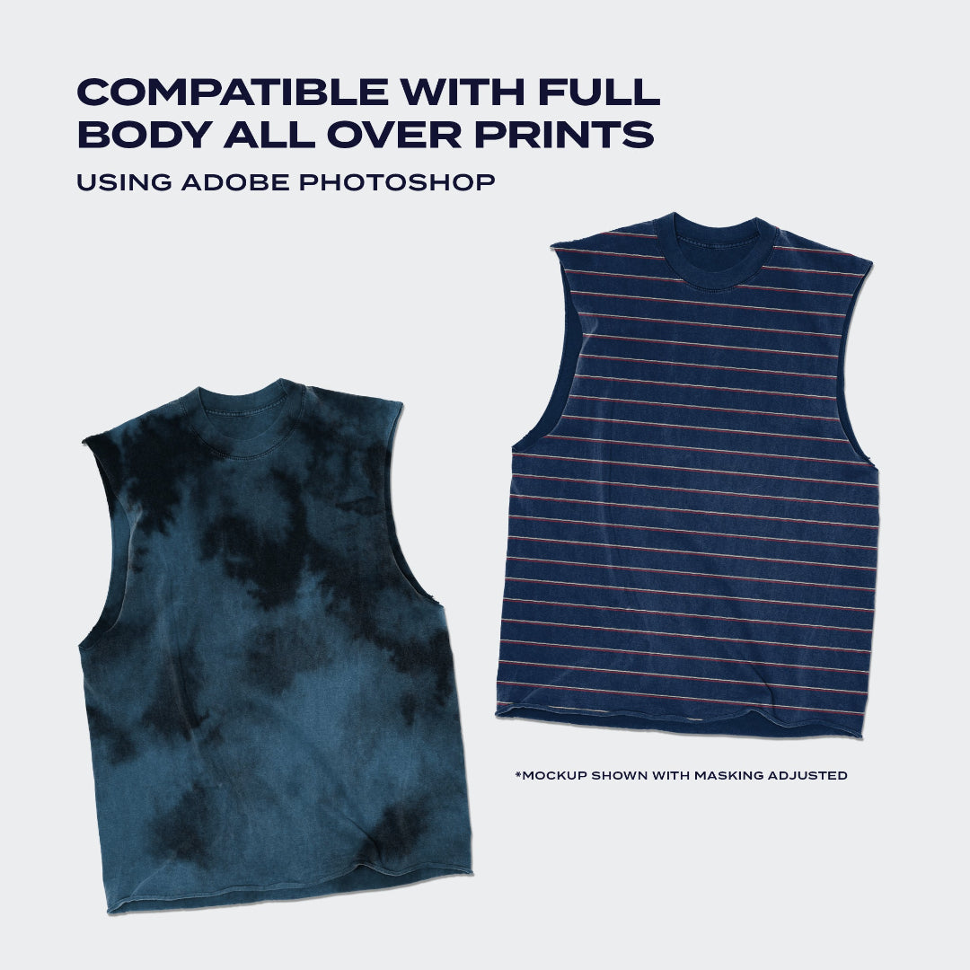 Compatible with full body all over prints (AOP)