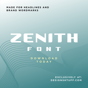 Zenith Display Font